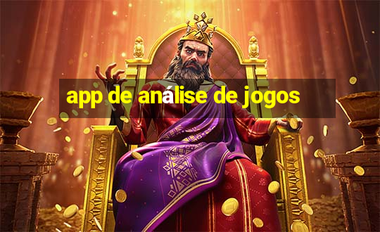 app de análise de jogos