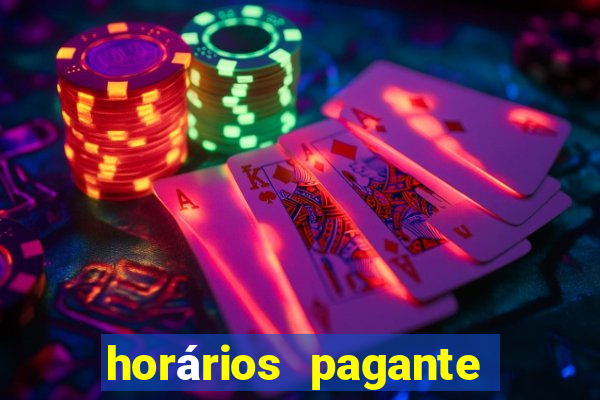 horários pagante fortune tiger