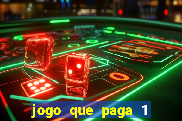 jogo que paga 1 real no pix