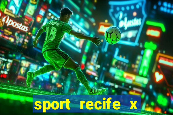 sport recife x america mg