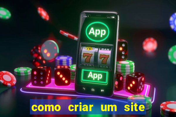 como criar um site de jogos