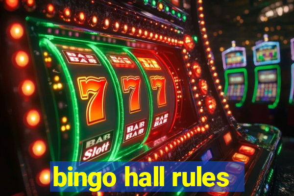 bingo hall rules