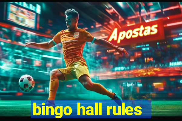 bingo hall rules