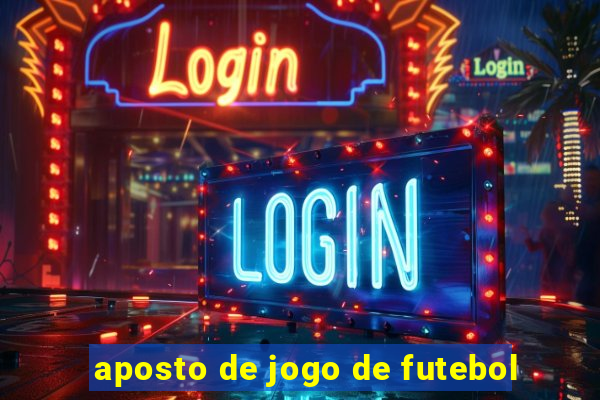 aposto de jogo de futebol