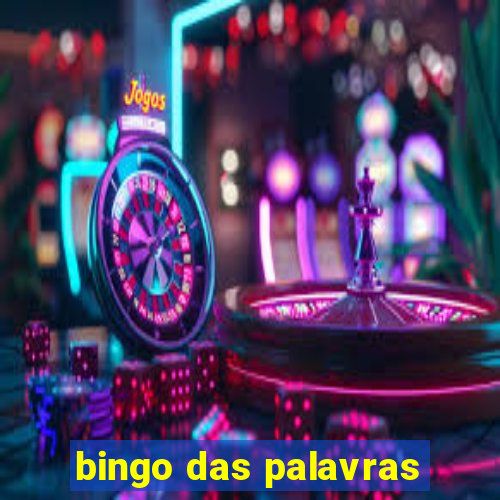 bingo das palavras