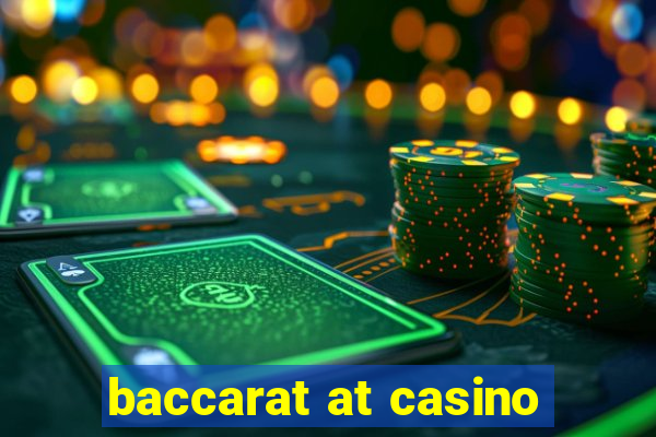 baccarat at casino