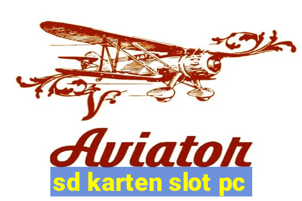 sd karten slot pc