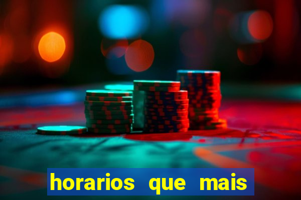 horarios que mais paga fortune tiger