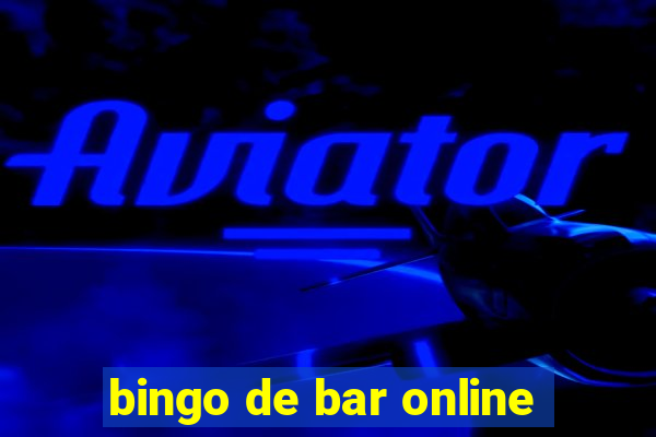 bingo de bar online