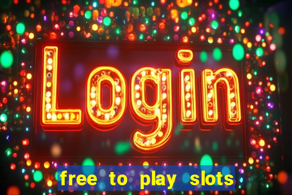 free to play slots no download