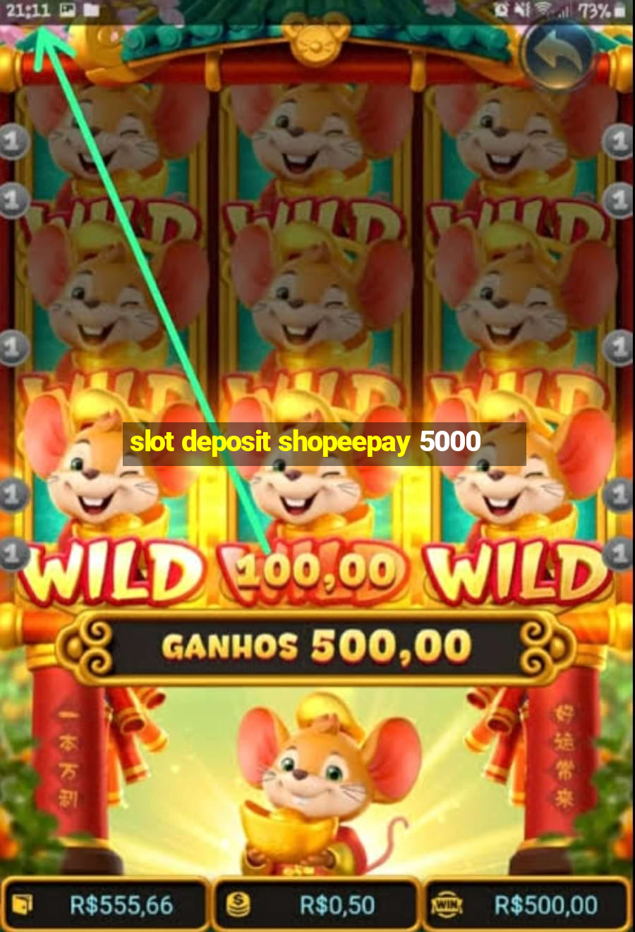 slot deposit shopeepay 5000