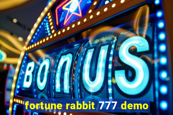 fortune rabbit 777 demo