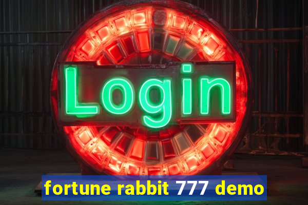 fortune rabbit 777 demo