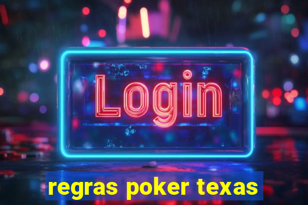 regras poker texas