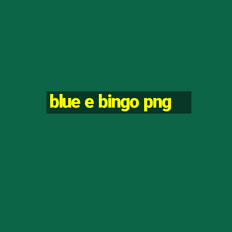 blue e bingo png