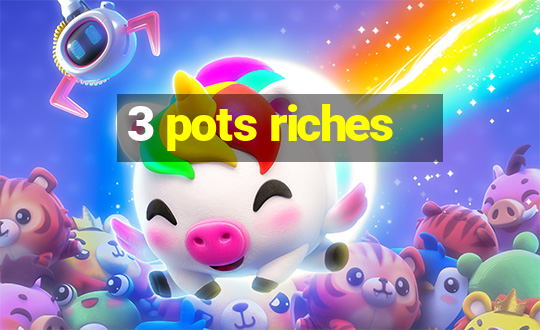 3 pots riches