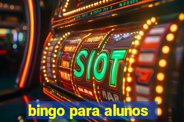 bingo para alunos