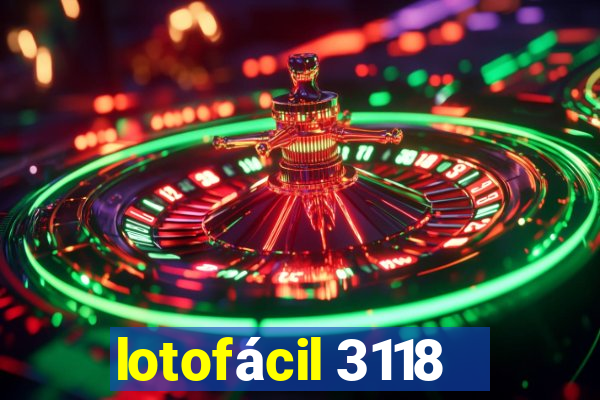 lotofácil 3118