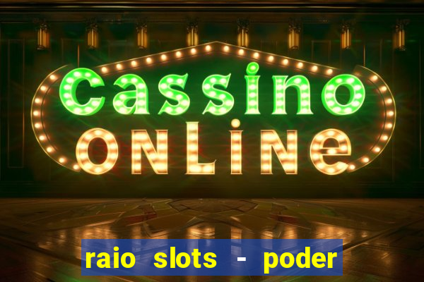 raio slots - poder de zéus