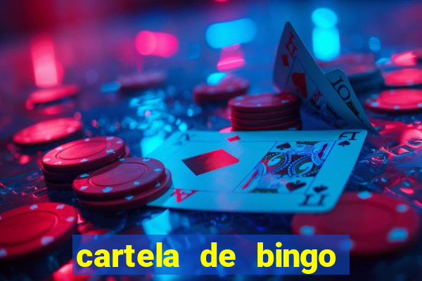 cartela de bingo para educa??o infantil