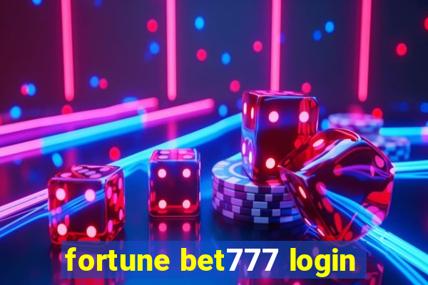 fortune bet777 login