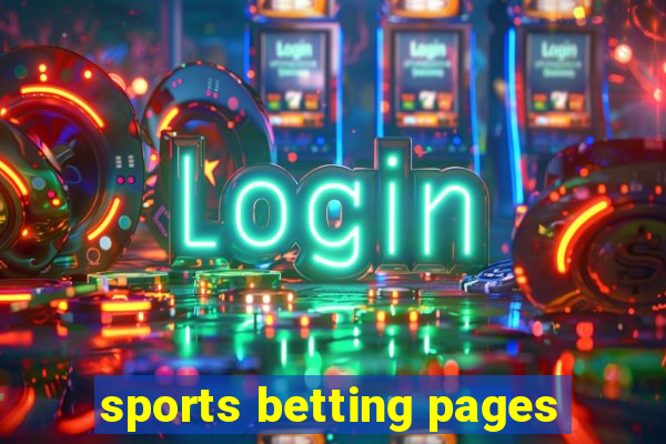 sports betting pages