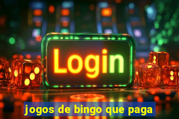 jogos de bingo que paga