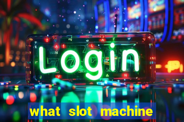 what slot machine has the best odds