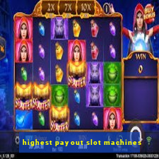 highest payout slot machines