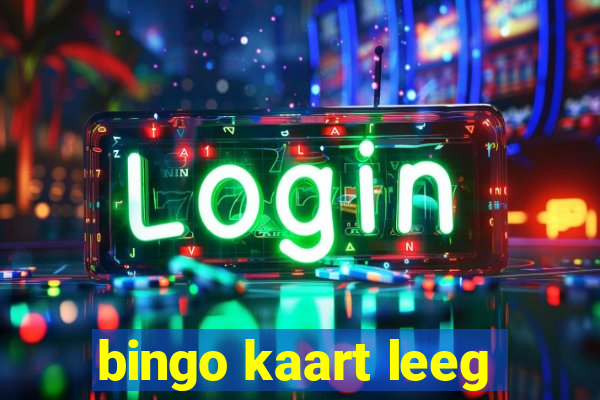 bingo kaart leeg