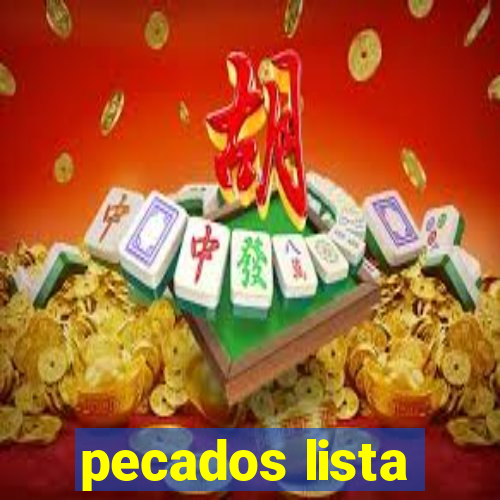 pecados lista