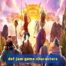 def jam game characters