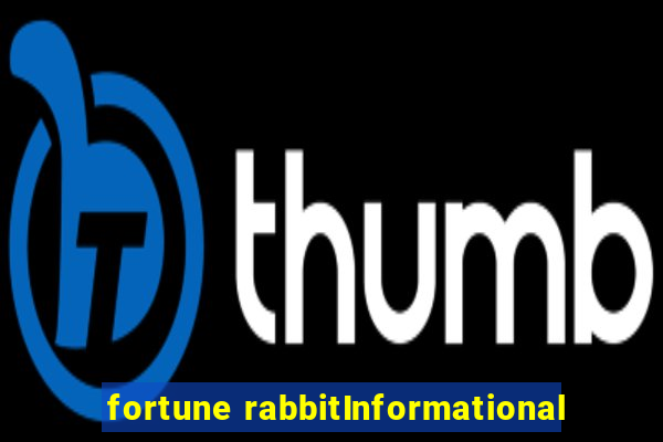 fortune rabbitInformational