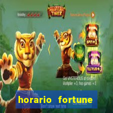 horario fortune tiger hoje