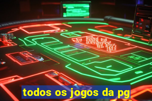 todos os jogos da pg