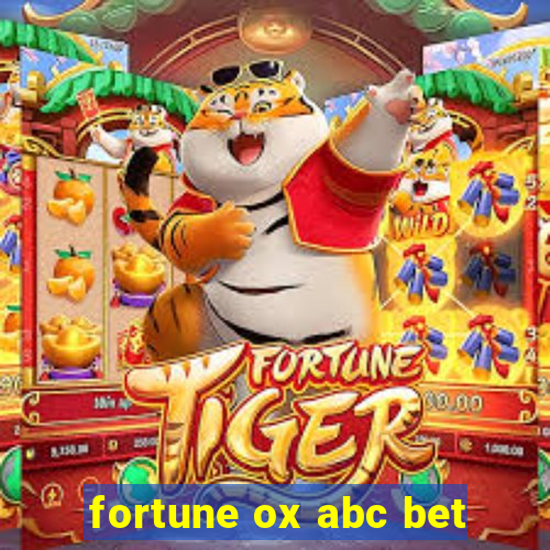 fortune ox abc bet