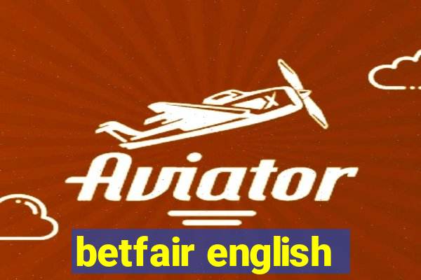 betfair english