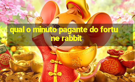 qual o minuto pagante do fortune rabbit