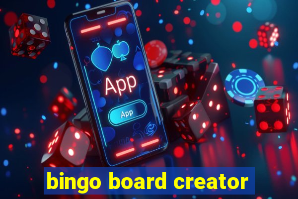 bingo board creator