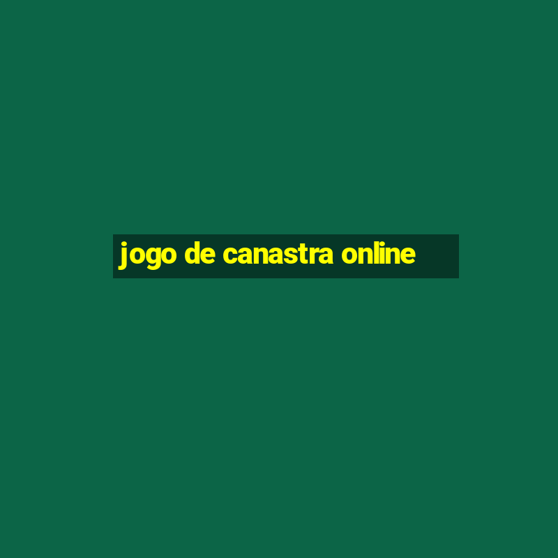 jogo de canastra online