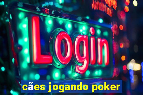 cães jogando poker