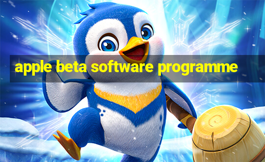 apple beta software programme