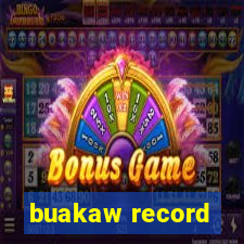 buakaw record