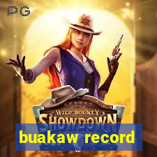 buakaw record