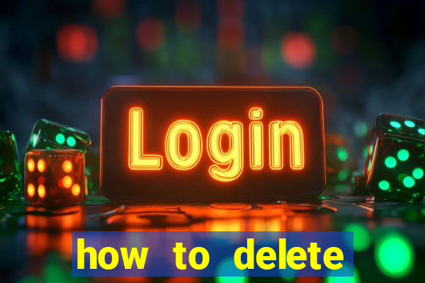 how to delete account in bingo plus