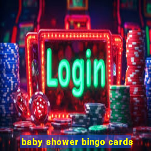 baby shower bingo cards