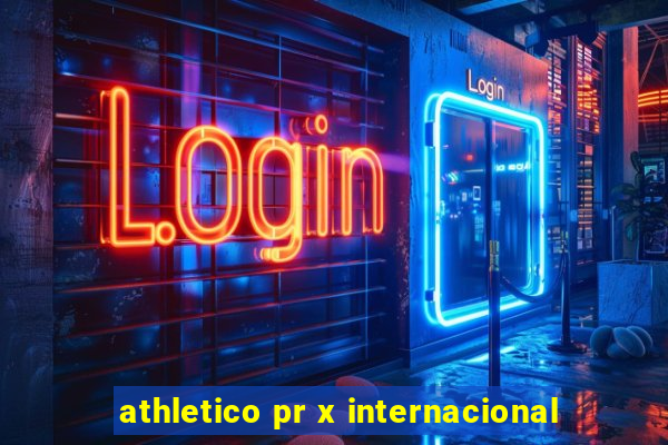 athletico pr x internacional