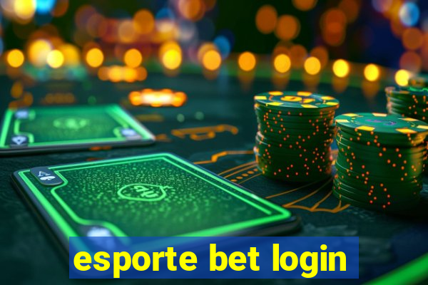 esporte bet login