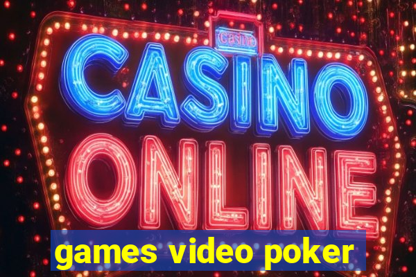 games video poker