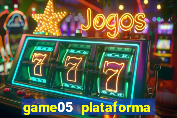 game05 plataforma de jogos